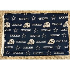 Vintage Dallas Cowboys NFL Fabric 100% Cotton 2008 NTT Inc 45" One Yd Piece